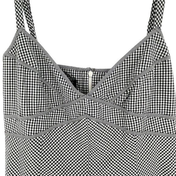 Talbots Petites Gingham Midi Cottagecore PinUp SunDress Adj. Straps Pockets  8P - Picture 4 of 16